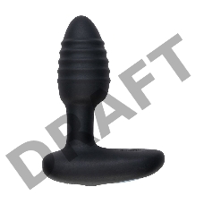 Черный интерактивный вибратор OhMiBod Lumen for Kiiroo с подсветкой - 10,2 см.