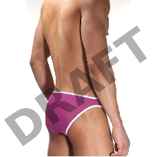 Трусы-слипы мужские фуксия L/XL