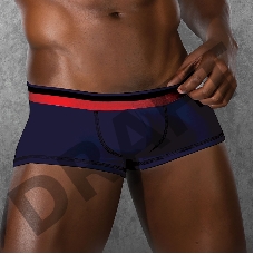 Темно-синие боксеры с красной резинкой DOREANSE XXL