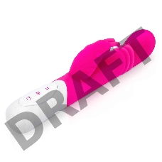 Небольшой тонкий розовый массажер для G-точки Slim Shaft thrusting G-spot Rabbit