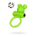 Виброкольцо на пенис A-Toys by TOYFA Chio, силикон, зеленое, 8,1 см, Ø 3,1 см