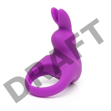 Happy Rabbit Виброкольцо фиолетовое