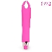 Розовый мини-вибратор для стимуляции эрогенных зон - 15,5 см.