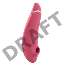 Розовый клиторальный стимулятор Womanizer Premium 2