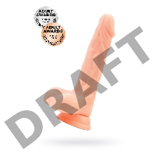 Реалистичный фаллоимитатор TOYFA  A-Toys Slock, TPE, телесный, 19 см