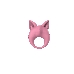 Перезаряжаемое кольцо для клиторальной стимуляции MiMi Animals Kitten Kiki Pink 7200-01lola