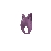 Перезаряжаемое кольцо для клиторальной стимуляции MiMi Animals Kitten Kiki Purple 7200-03lola