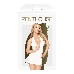 Эротичное платье в комплекте с трусиками Penthouse Earth-shaker white (S/M)