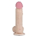 Телесный перезаряжаемый вибратор-реалистик из неоскин - 21,5 см.