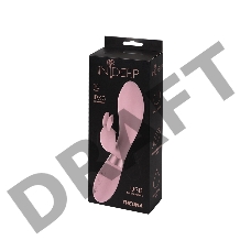 Розовый вибратор-кролик Indeep Theona - 21,5 см.