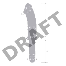 Большой двусторонний стимулятор 11 REALISTIC DOUBLE ENDED