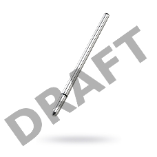 Электростимулятор уретры Mystim Proper Finn, хирургическая сталь, серебряный, 20 см