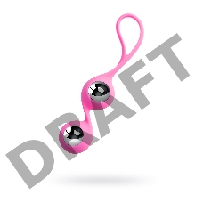 Вагинальные шарики L'Eroina Futa, силикон, розовые, 11 см, Ø 1,9 см, 63 г