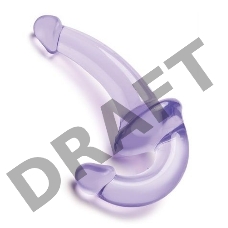 Фиолетовый безремневой страпон Strapless Strap-On