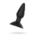Анальная вибровтулка Magic Motion Equinox, силикон, черная, 8,8 см