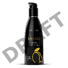 Лубрикант на водной основе с ароматом манго Wicked Aqua Mango - 60 мл.