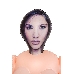 Кукла надувная Dolls-X by TOYFA Cassandra, брюнетка, с двумя отверстиями, 160 см