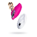 Клиторальный вибратор в трусики JOS RUMBA, силикон, розовый, 8,6 см