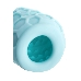 Мастурбатор A-Toys Flaff, TPE, бирюзовый, 8см, Ø 2,9 см