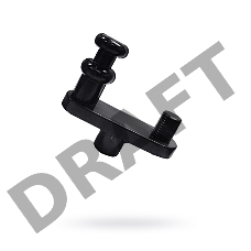 Переходник для сменных насадок Diva, ABS пластик, черный, 10 см