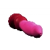 Розово-красный фаллоимитатор Стаффорд medium - 24 см.