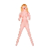 Кукла надувная Dolls-X by TOYFA Olivia, блондинка, с тремя отверстиями, кибер вставка: вагина-анус