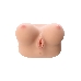 Мастурбатор реалистичный KOKOS Juliana Breast с вибрацией и ротацией, TPR, бежевый, 20 см