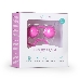 Розовые вагинальные шарики с ребрышками Roze Love Balls