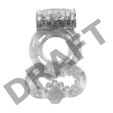 Прозрачное эрекционное кольцо Rings Treadle с подхватом