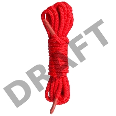 Красная веревка для связывания Nylon Rope - 5 м.