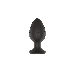 Пробка анальная Силиконовая черная S (5.8*2.8cm) 3302-01