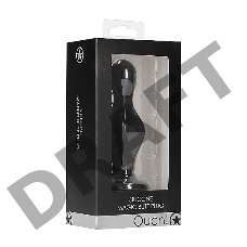 Черная анальная пробка Magic Butt Plug - 11,3 см.