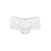Эротические трусики с имитацией шнуровки Erolanta Cheryl, белый (46-48)