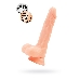 Реалистичный фаллоимитатор TOYFA  A-Toys Slock, TPE, телесный, 19 см