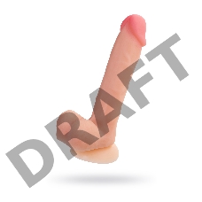 Фаллоимитатор RealStick Silicone Ryan G, телесный, 22,5 см