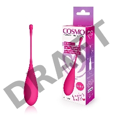 Розовый тяжелый вагинальный шарик со шнурком