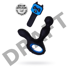 Стимулятор простаты Erotist, SIXTH, Силикон, черный, 14,5 см