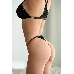 Эротические трусики-стринги Norddiva, кружевные, черные, M