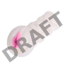 Рифленый мастурбатор-вагина