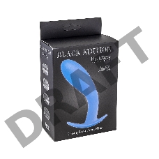 Голубая анальная пробка Strong Force Anal Plug - 14 см.