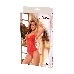 Боди Candy Girl c интимным доступом, красное, OS