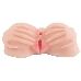 Мастурбатор реалистичный TOYFA Juicy Pussy Nicole с вибрацией , вагина и анус, TPR, телесный, 19 см