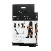 Боди Glossy из материала Wetlook на шнуровке, черное, S