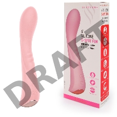 Нежно-розовый вибромассажер 6 Silicone G-Spot Fun - 19,1 см. Нежно-розовый вибромассажер 6 Silicone G-Spot Fun - 19,1 см.