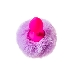Анальная втулка с хвостом ToDo by Toyfa Sweet bunny, силикон, розовая, 13 см, Ø 2,8 см, 44