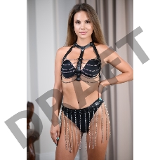 Портупея-юбка с цепочками 300-46ars Портупея-юбка с цепочками 300-46ars