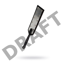 Шлёпалка Sitabella, кожа, черная