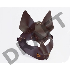 Маска BDSM, Wolf коричневый