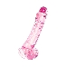 Реалистичный фаллоимитатор, TPE, розовый, 19 см