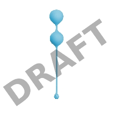 Голубые вагинальные шарики Love Story Empress Waterfall Breeze